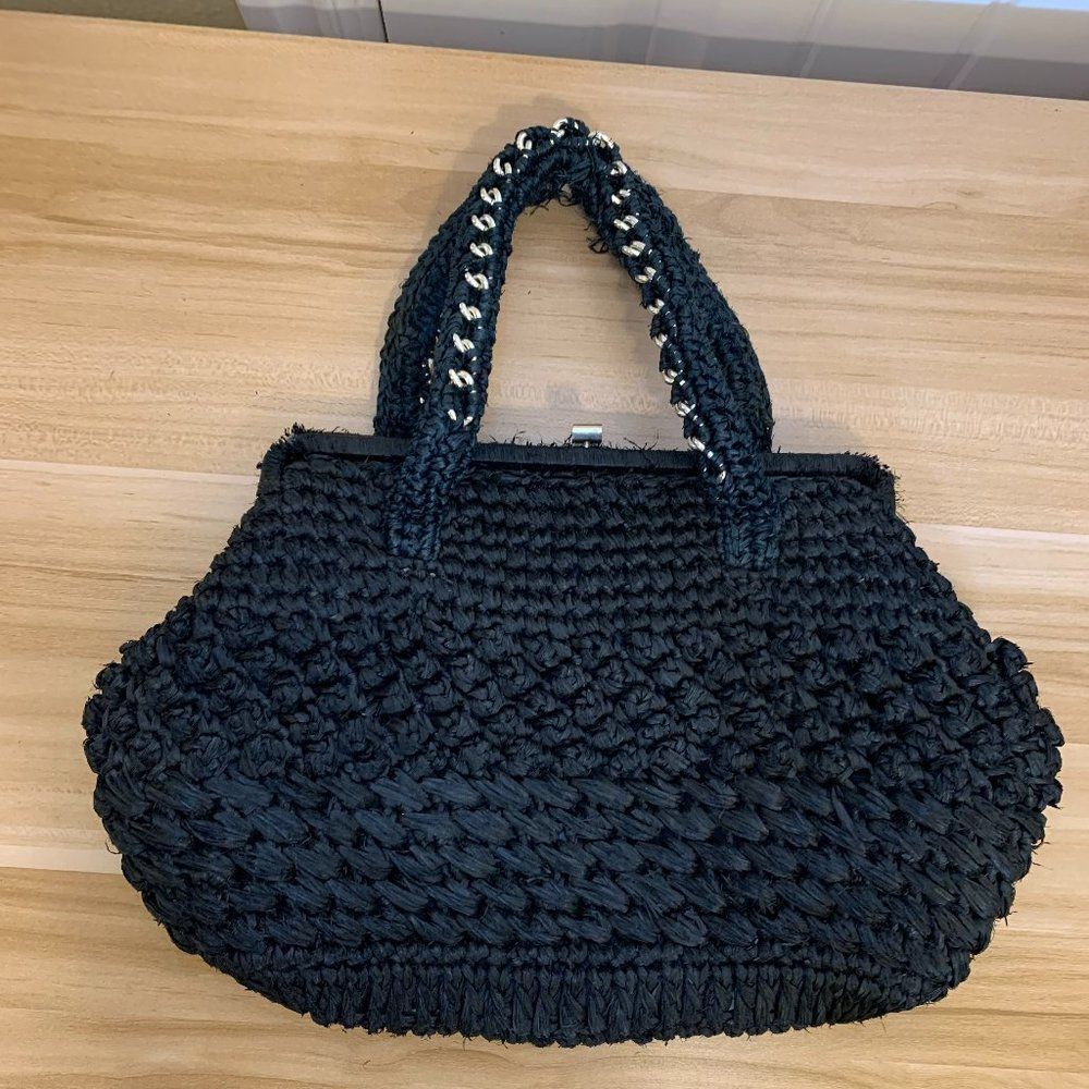 ADORIA ITALY STRAW  PURSE